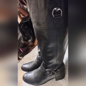 Bandolino Black Leather Boots#